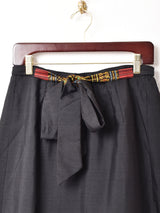 織り フレアスカート