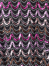 シアー スパンコール ドルマントップス