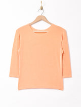 アメリカ製 7分袖 クルーネックカットソー