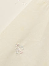 70's  アメリカ製 ドット柄 レース 刺繍 ガウン