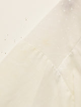 70's  アメリカ製 ドット柄 レース 刺繍 ガウン