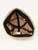 【4色展開】 コットンリネン ロールキャップ