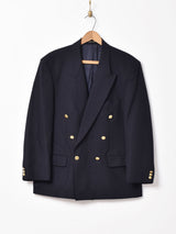 金ボタン ダブルジャケット