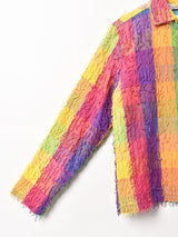 ブロックチェック コットンジャケット