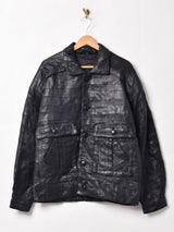 パッチワーク レザージャケット