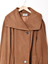 ファーカラーコート