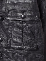 パッチワーク レザージャケット