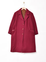 デザインボタン ウールコート