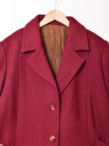 デザインボタン ウールコート