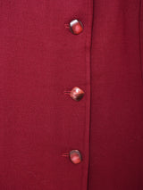 デザインボタン ウールコート