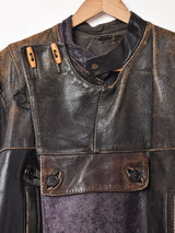 スウェーデン軍モーターサイクルレザージャケット