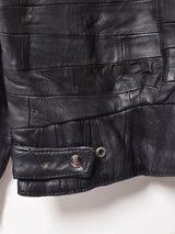 パッチワーク レザージャケット