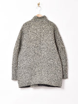 イタリア製 スタンドカラーコート