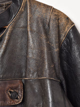 スウェーデン軍モーターサイクルレザージャケット