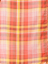 チェック レース 半袖ワンピース