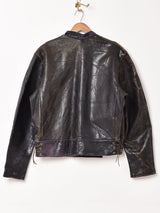 スウェーデン軍モーターサイクルレザージャケット