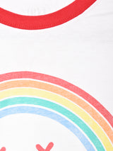 NIRVANA ロゴプリント リンガーTシャツ