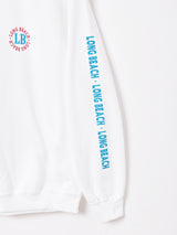 Long Beachロゴ 長袖スウェットシャツ