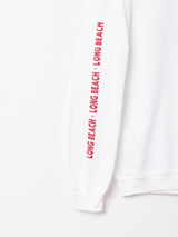 Long Beachロゴ 長袖スウェットシャツ