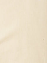 花刺繍 カットワーク ノーカラートップス