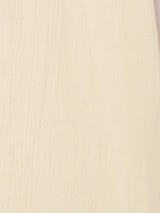 花刺繍 カットワーク ノーカラートップス