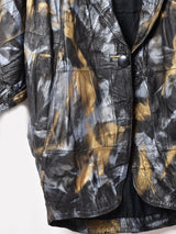 ペイントデザイン ドルマン レザージャケット