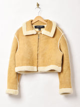 アメリカ製 クロップド ムートン ジャケット