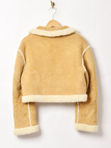 アメリカ製 クロップド ムートン ジャケット