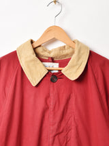 JOHNPARTRIDGE コーデュロイカラー オイルドロングコート