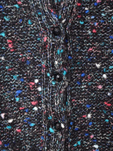 カラーネップ ラメ カーディガン