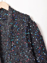 カラーネップ ラメ カーディガン