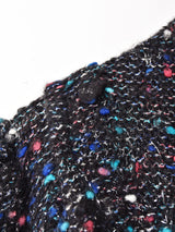 カラーネップ ラメ カーディガン