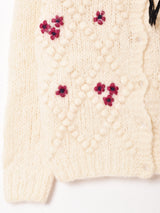 フラワーデザイン カーディガン