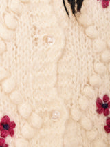 フラワーデザイン カーディガン