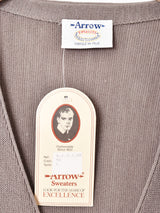 イタリア製 Arrow 刺繍カーディガン
