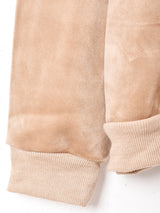 【6色展開】ベロアリブトップス