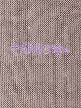 イタリア製 Arrow 刺繍カーディガン