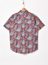 Emerald Motelペイズリーパターン 総柄 半袖シャツ