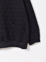 【3色展開】Meridian キルティングスウェットシャツ