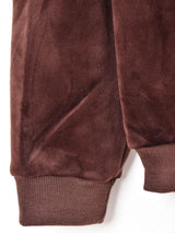 【6色展開】ベロアリブトップス