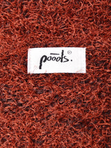 襟付き シャギーカーディガン