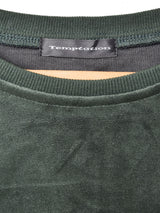 【6色展開】ベロアリブトップス