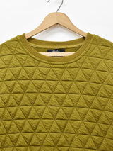 【3色展開】Meridian キルティングスウェットシャツ