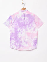【2色展開】TEMPTATIONタイダイプリント 半袖シャツ