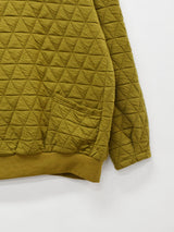 【3色展開】Meridian キルティングスウェットシャツ