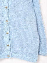 モヘアカーディガン