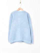 モヘアカーディガン