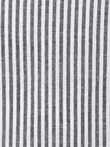 【2色展開】TEMPTATIONストライプ柄 バンドカラー半袖シャツ