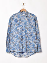 総柄 長袖シャツ