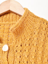 襟付きカーディガン